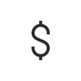 dollar sign icon