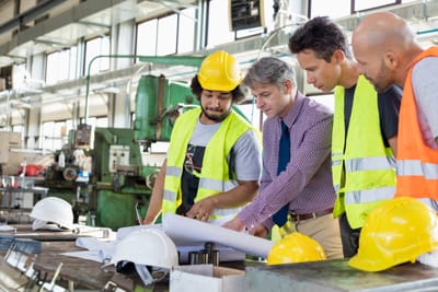 Employees in warehouse