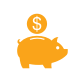 Icon depicting an upward trending chart