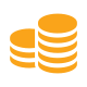 Icon depicting a stack of coins