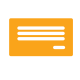 Icon depicting a bank check