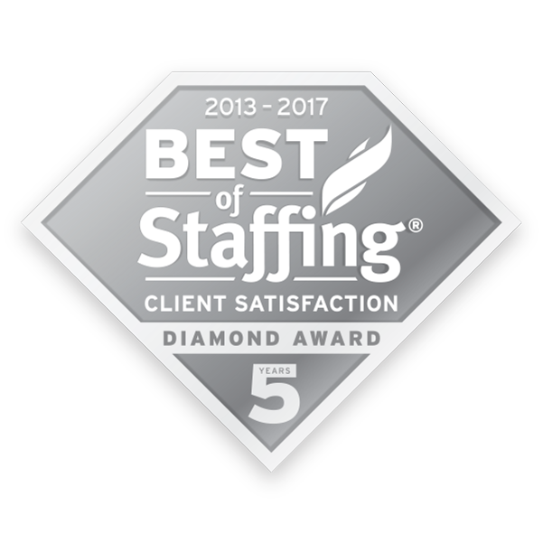 Best of Staffing diamond 2013-2017