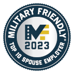 Military Friendly Top Ten Spouse Employer Logo