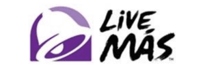 Live Mas Taco bell logo