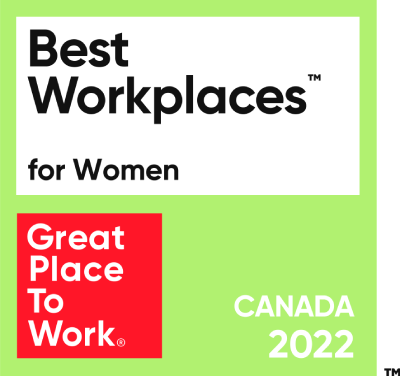 Best Workplaces for Women. Great Place to Work Canada 2022.