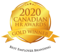 2020 Canadian HR awards gold winner. Best employer branding.
