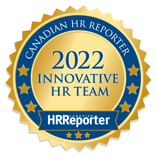 Canadian HR reporter magazine. 2022 innovative HR team. HRReporter.