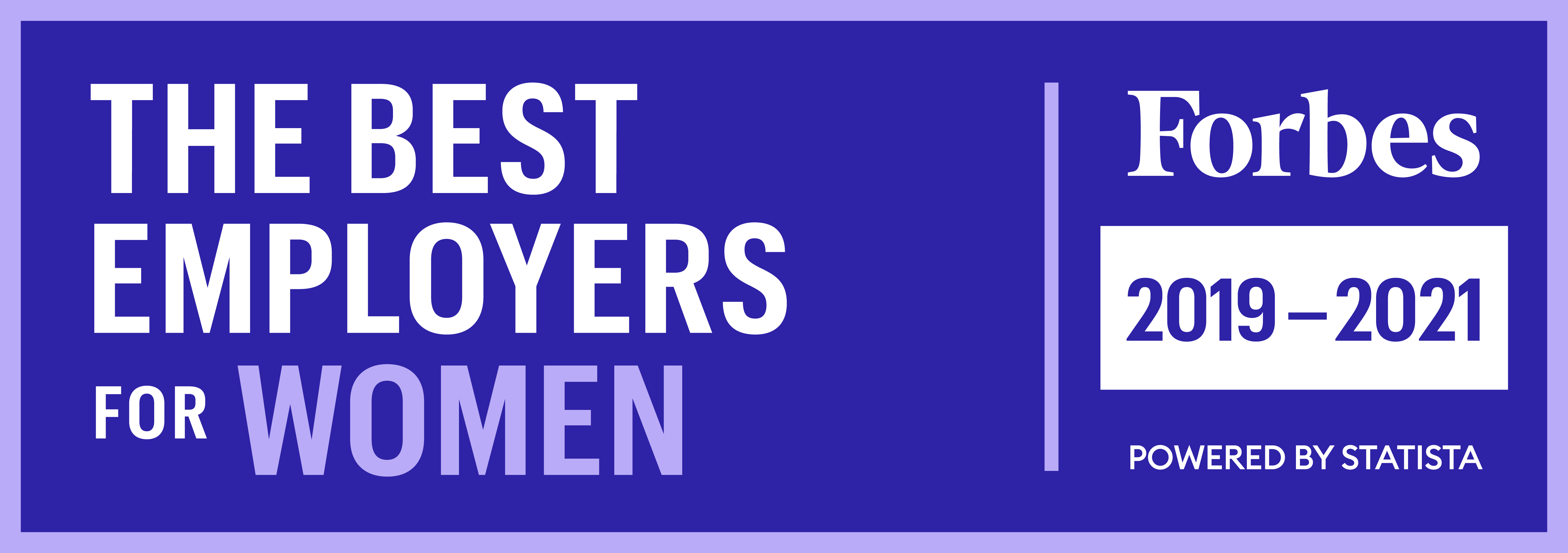 The Best Employers for Women 2019 - 2021