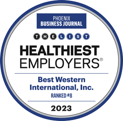 2023 Healthiest Employer badge