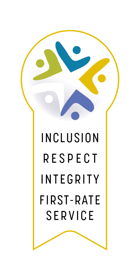 Inclusion Respect Integrity First-Rate Service Award